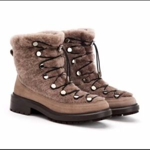 Aquatalia Lorena shearling luxury boots 36/6